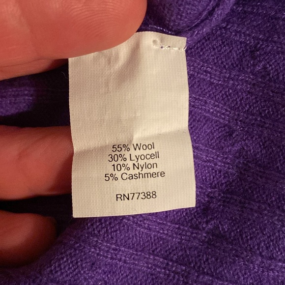 J. Crew purple sweater size XS - Picture 5 of 5